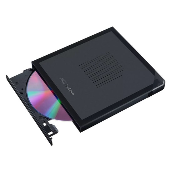 ASUS ZenDrive V1M Siyah USB-C 8X Harici DVD Yazıcı (SDRW-08V1M-U) - Type-C Bağlantı, M-Disc Destekli, Windows/Mac Uyumlu
