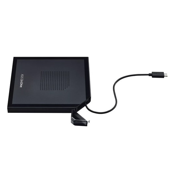 ASUS ZenDrive V1M Siyah USB-C 8X Harici DVD Yazıcı (SDRW-08V1M-U) - Type-C Bağlantı, M-Disc Destekli, Windows/Mac Uyumlu