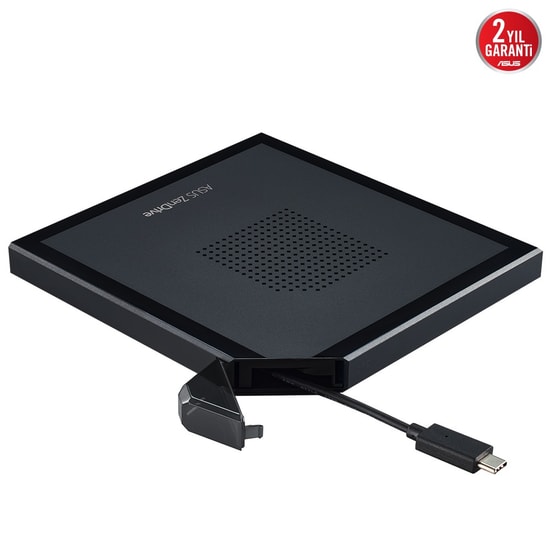 ASUS ZenDrive V1M Siyah USB-C 8X Harici DVD Yazıcı (SDRW-08V1M-U) - Type-C Bağlantı, M-Disc Destekli, Windows/Mac Uyumlu