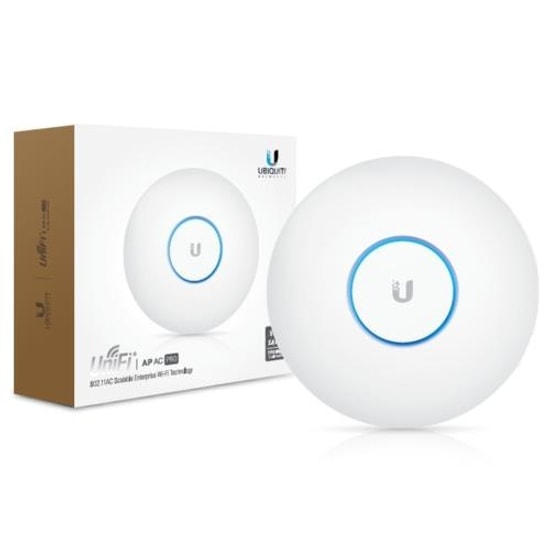 Ubiquiti UAP-AC-PRO Dual Band İç Ortam Access Point - 1750 Mbps, 3x3 MIMO, 2x Gigabit LAN, Tavan Tipi, PoE Adaptörlü