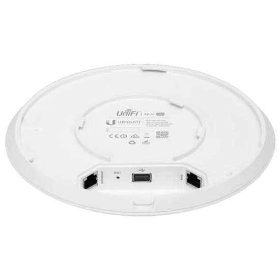 Ubiquiti UAP-AC-PRO Dual Band İç Ortam Access Point - 1750 Mbps, 3x3 MIMO, 2x Gigabit LAN, Tavan Tipi, PoE Adaptörlü