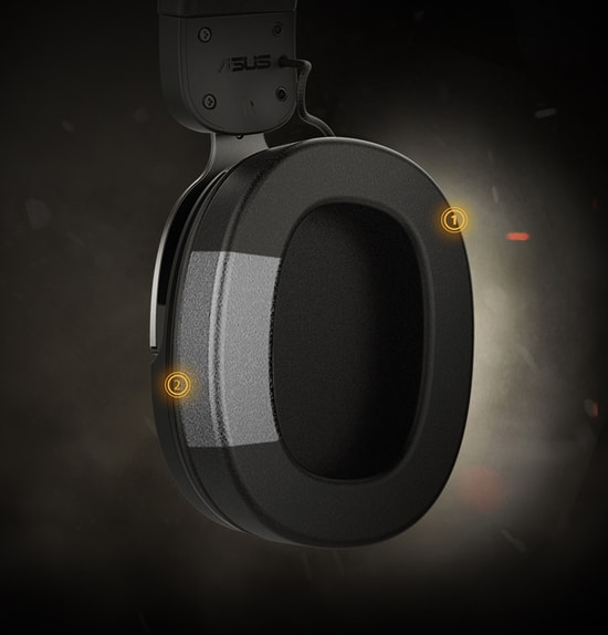 Asus TUF Gaming H3 7.1 Gun Metal Mikrofonlu Oyuncu Kulaklığı - 50mm Sürücü, 7.1 Surround, 3.5mm Kablolu, 32ohm