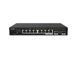 Tenda TEM2010F 8 Port 2.5G 2 Port SFP Ethernet Switch - Metal Kasa, 2.5 Gbps Ethernet, 50 Gbps Kapasite, Yönetilebilir