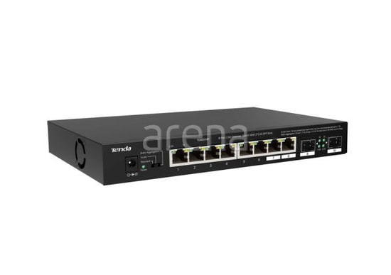 Tenda TEM2010F 8 Port 2.5G 2 Port SFP Ethernet Switch - Metal Kasa, 2.5 Gbps Ethernet, 50 Gbps Kapasite, Yönetilebilir