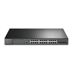 TP-Link TL-SG3428MP Rackmount 28 Port Gigabit Yönetilebilir Switch - 24 PoE+ (384W) Port, 4 SFP Yuva, Metal Kasa Anahtar