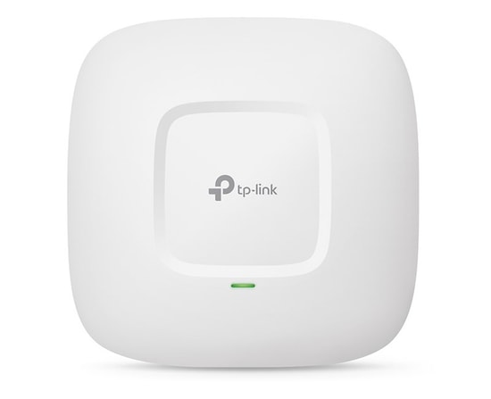 TP-Link EAP110 300Mbps Tavan Tipi Access Point - WiFi 4, 2x4dbi Anten, 1x100Mps Port, Pasif PoE, MSSID, Uzaktan Yönetim