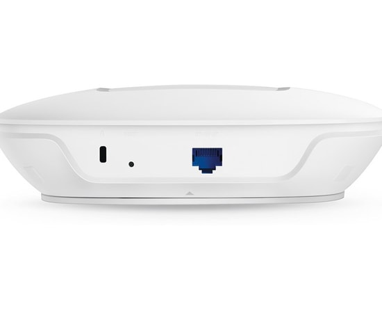 TP-Link EAP110 300Mbps Tavan Tipi Access Point - WiFi 4, 2x4dbi Anten, 1x100Mps Port, Pasif PoE, MSSID, Uzaktan Yönetim