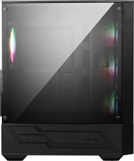 MSI MAG Forge 112R ATX Mid Tower Siyah Gaming Bilgisayar Kasası - Temperli Cam, 4x ARGB Led Fan, USB 3.2, Toz Filtresi