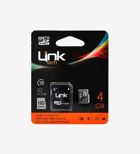 LinkTech M102 4GB MicroSD Class 10 Adaptörlü Hafıza Kartı (LMC-M102/4GB) - 25MB/s Okuma ve 10MB/s Yazma