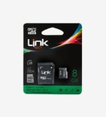 Linktech LMC-M103 8GB Micro SDHC Class 10 Adaptörlü Hafıza Kartı - 25MB/s Okuma, 16MB/s Yazma Hızı