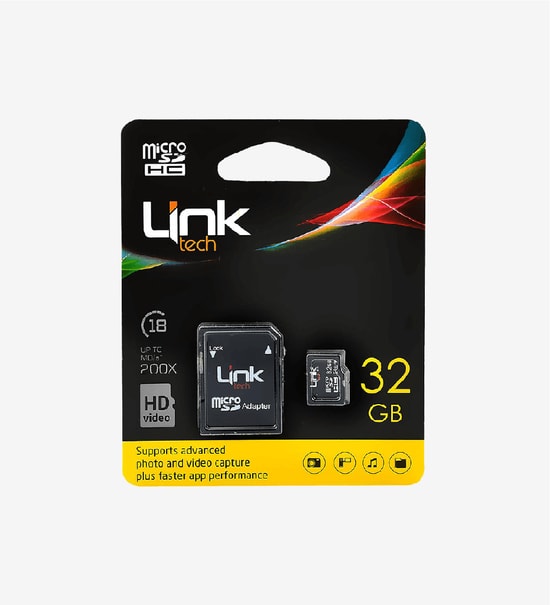 Linktech M105 32GB Micro SDHC Adaptörlü UHS-I Class 10 Hafıza Kartı - 30MB/s Okuma, Suya ve Darbeye Dayanıklı
