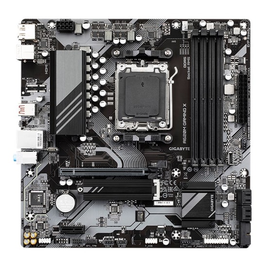 GIGABYTE A620M-GAMING-X Anakart: AMD A620, AM5, DDR5 6400MHz, PCIe 4.0, M.2, USB 3.2 Gen 1, HDMI, 1G LAN, MicroATX