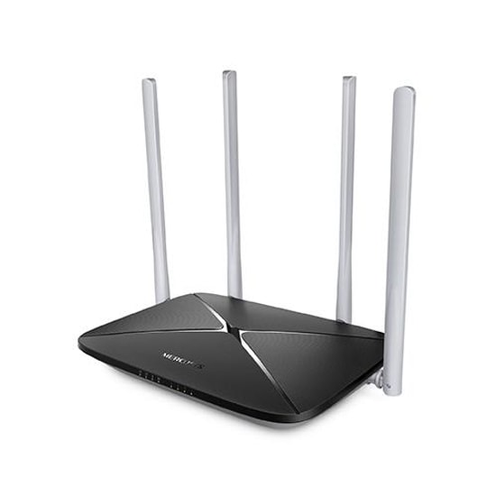TP-Link AC1200 AC12 Gigabit WiFi 5 Router - Çift Bant, 1200Mbps Hız, 4x100MB/s Port, 4x 5dBi Harici Anten, WAN, DDNS