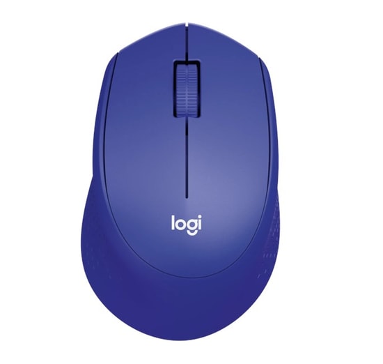 Logitech M330 Mavi Sessiz Kablosuz Optik Mouse (910-004910) - 1000 DPI, Ergonomik Tasarım, SilentTouch Teknolojisi