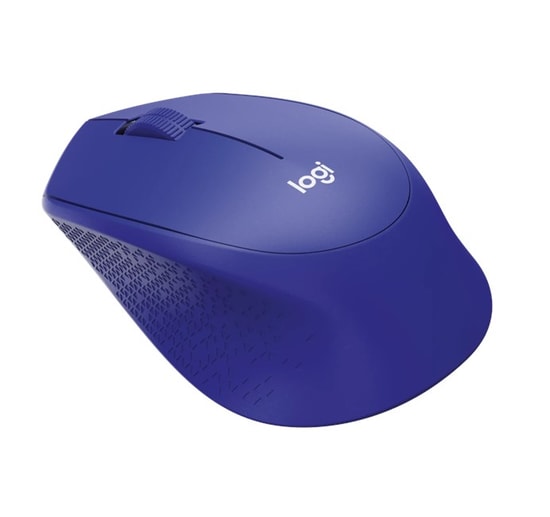 Logitech M330 Mavi Sessiz Kablosuz Optik Mouse (910-004910) - 1000 DPI, Ergonomik Tasarım, SilentTouch Teknolojisi
