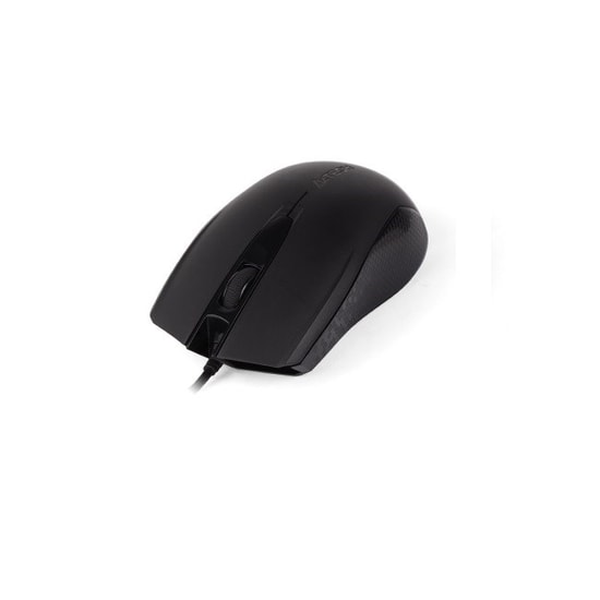 A4 Tech OP-760 V-Track Siyah USB Kablolu Mouse - 1000 DPI Optik Sensör, 3 Tuşlu, Genel Kullanım