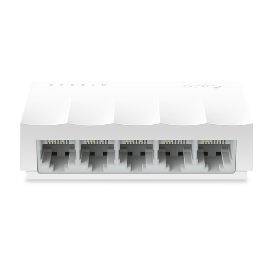 TP-Link LS1005 LiteWave 5 Port 10/100 Mbps Plastik Kasa Masaüstü Switch - Tak ve Çalıştır, Kompakt Tasarım, Fansız