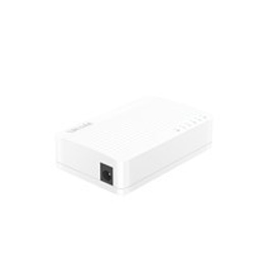 Tenda S105 5 Port 10/100 Mbps Switch - Plastik Kasa, Masaüstü Tasarım, Tak ve Çalıştır, Yönetilemez Ağ Anahtarı