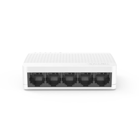 Tenda S105 5 Port 10/100 Mbps Switch - Plastik Kasa, Masaüstü Tasarım, Tak ve Çalıştır, Yönetilemez Ağ Anahtarı