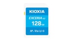 KIOXIA EXCERIA 128GB Micro SD Hafıza Kartı (LMEX2L128GG2) - NAND, C10, 100MB/s 4K, IPX7, V30, Yüksek Performans