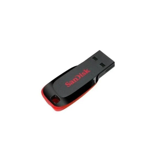 Sandisk Cruzer Blade 64GB USB 2.0 Flash Bellek (SDCZ50-064G-B35) - NAND Depolama, USB Type-A, Kompakt Tasarım
