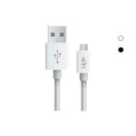 LinkTech K558 Micro USB Beyaz Şarj Kablosu (LCA-K558/WHITE) - 2.4A Hızlı Şarj, 1 Metre Uzunluk, Beyaz Tasarım, Dayanıklı