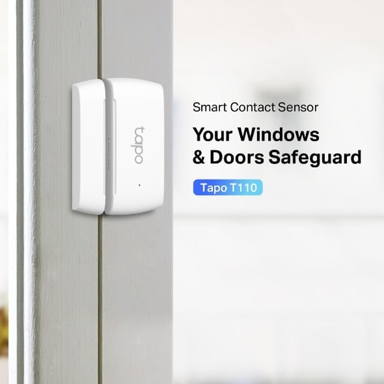 TP-Link Tapo T110 Akıllı Kapı ve Pencere Sensörü - Anlık Bildirim, Pil Dahil, Kolay Kurulum, Tapo Hub Gereklidir