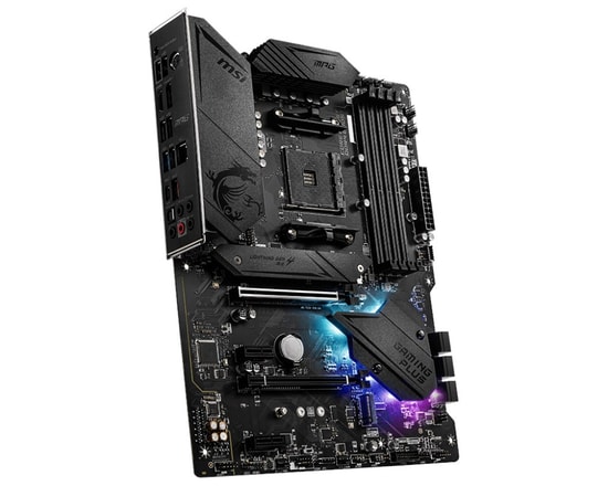 MSI MPG B550 Gaming Plus Anakart: AMD AM4 Ryzen, DDR4 4400MHz OC, HDMI, DP, Çift M.2, USB 3.2, RGB, ATX