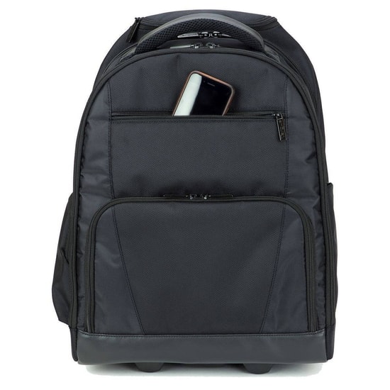 Targus TSB700 Rolling 15.6 inç Notebook Sırt Çantası (TARTSB700) - Tekerlekli, Su Geçirmez, 28L, Ergonomik Siyah