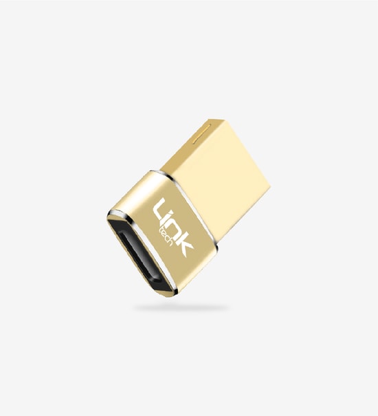 LinkTech Gümüş O191 Type-C USB-A Dönüştürücü Adaptör - 5Gbps Veri, 3A Şarj, Metal Alaşım, Kompakt Tasarım
