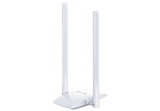 TP-Link Mercusys MW300UH 300Mbps Yüksek Kazançlı Kablosuz USB Adaptör - WiFi 4, 2x Harici Anten, USB 2.0 Tak Çalıştır