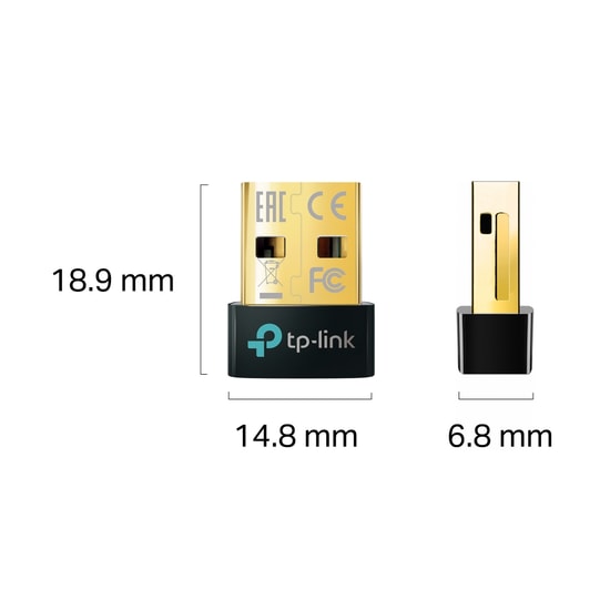 TP-Link UB500 Bluetooth 5.4 Nano USB Adaptör - USB Type A, 7 Bağlantı Desteği, Yüksek Hızlı Bağlantı, Geniş Kapsama