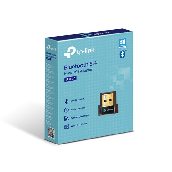 TP-Link UB500 Bluetooth 5.4 Nano USB Adaptör - USB Type A, 7 Bağlantı Desteği, Yüksek Hızlı Bağlantı, Geniş Kapsama
