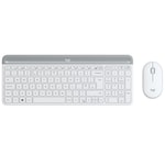 Logitech MK470 Beyaz İnce Tasarım Kablosuz Multimedya Klavye Mouse Seti (920-009436) - Türkçe Q Klavye, 1000Dpi