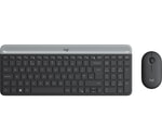 Logitech MK470 Siyah İnce Sessiz Kablosuz Klavye Mouse Seti (920-009435) - Türkçe Q Düzen, Minimalist Tasarım, 1000Dpi