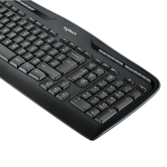 Logitech MK330 Kablosuz Türkçe Q Düzen Siyah Klavye ve Mouse Seti (920-003988) - Hızlı Erişim Tuşları, 800 DPI, AAA Pil