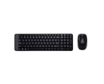 Logitech MK220 Siyah Kablosuz Türkçe Q Düzen Klavye Mouse Seti (920-003163) - Kompakt Tasarım, Uzun Pil Ömrü