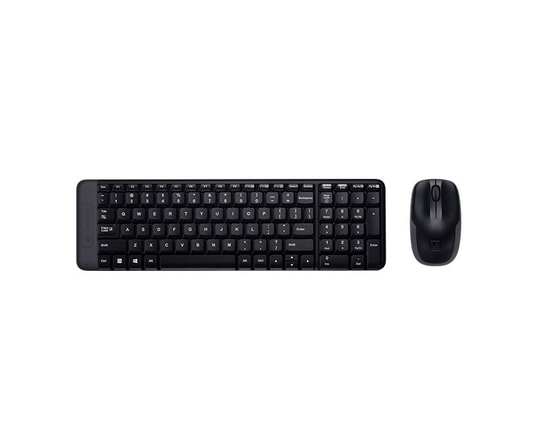 Logitech MK220 Siyah Kablosuz Türkçe Q Düzen Klavye Mouse Seti (920-003163) - Kompakt Tasarım, Uzun Pil Ömrü