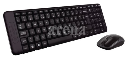 Logitech MK220 Siyah Kablosuz Türkçe Q Düzen Klavye Mouse Seti (920-003163) - Kompakt Tasarım, Uzun Pil Ömrü