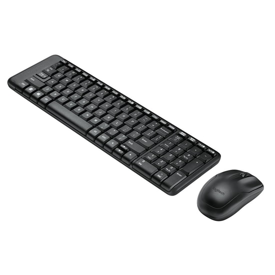 Logitech MK220 Siyah Kablosuz Türkçe Q Düzen Klavye Mouse Seti (920-003163) - Kompakt Tasarım, Uzun Pil Ömrü