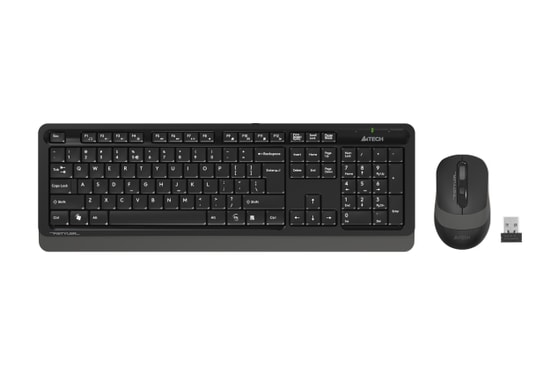 A4 Tech Fstyler FG1010 Türkçe Q Düzen Kablosuz Klavye Mouse Seti - Gri Renk, Multimedya, Ergonomik Tasarım
