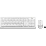A4 Tech Fstyler FG1010-B Kablosuz Türkçe Q Düzen Beyaz Klavye Mouse Set - USB Alıcılı, 2000dpi Optik Mouse, Tak Çalıştır