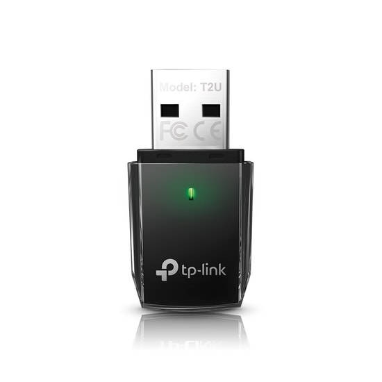 TP-Link Archer T2U AC600 600Mbps Dual Band USB WiFi Adaptör - WiFi 5, Dahili Anten, USB 2.0, 802.11ac, 5GHz, 2.4GHz Dual