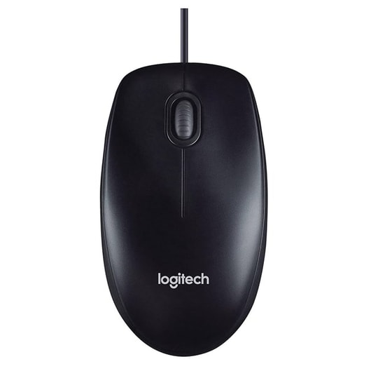 Logitech M90 Siyah Optik USB Kablolu Mouse (910-001793) - 1000 DPI, 3 Tuşlu, Sağ/Sol El Uyumlu, Ergonomik Tasarım