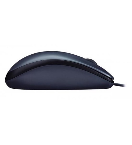 Logitech M90 Siyah Optik USB Kablolu Mouse (910-001793) - 1000 DPI, 3 Tuşlu, Sağ/Sol El Uyumlu, Ergonomik Tasarım