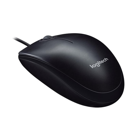 Logitech M90 Siyah Optik USB Kablolu Mouse (910-001793) - 1000 DPI, 3 Tuşlu, Sağ/Sol El Uyumlu, Ergonomik Tasarım