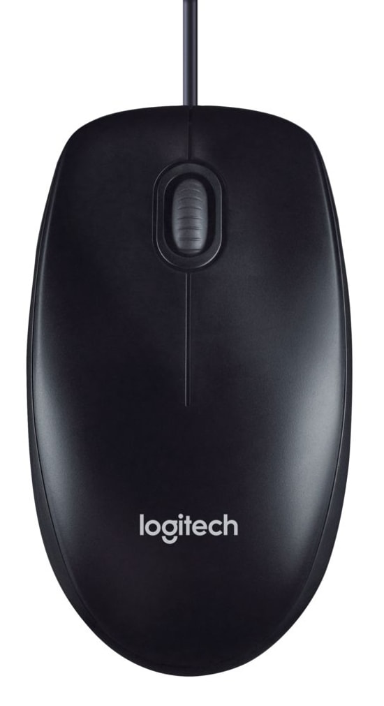 Logitech M90 Siyah Optik USB Kablolu Mouse (910-001793) - 1000 DPI, 3 Tuşlu, Sağ/Sol El Uyumlu, Ergonomik Tasarım