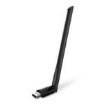 TP-LINK Archer T2U Plus AC600 Yüksek Kazançlı USB Wi-Fi Ağ Adaptörü - 5dBi Harici Anten, Dual Band, Wi-Fi 5 (802.11ac)