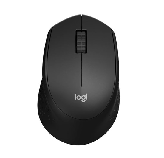 Logitech M330 Silent Siyah Kablosuz Optik Mouse (910-004909) - 1000 DPI, SilentTouch Teknolojisi, Ergonomik Tasarım