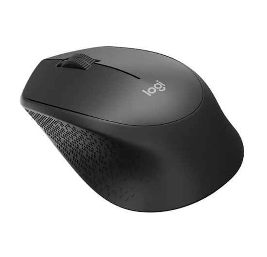 Logitech M330 Silent Siyah Kablosuz Optik Mouse (910-004909) - 1000 DPI, SilentTouch Teknolojisi, Ergonomik Tasarım